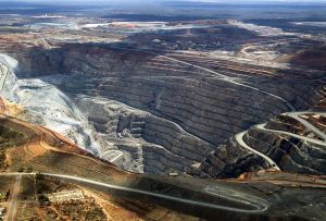 Kalgoorlie Super Pit  From the AIr